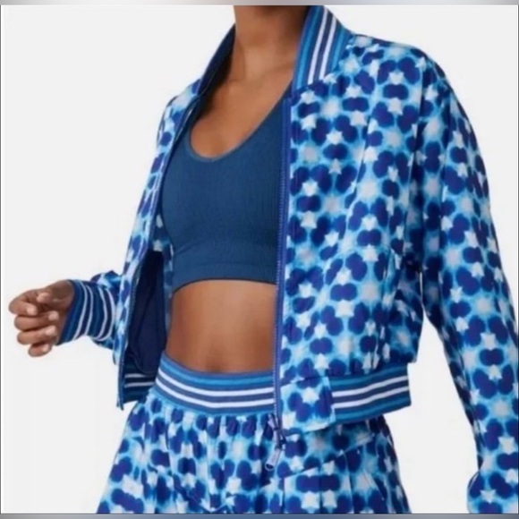 NWT Free People Movement Top Seed Tennis Jacket Pockets Small I have the bottoms - Picture 7 of 15